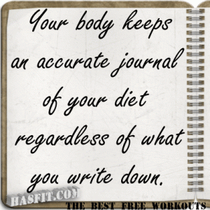 Your body keeps an accurate journal 